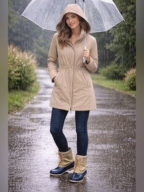 Sugar Gold Retro Y2K Inspired Glitter Women’s Duck Rain Boots with Blue Base